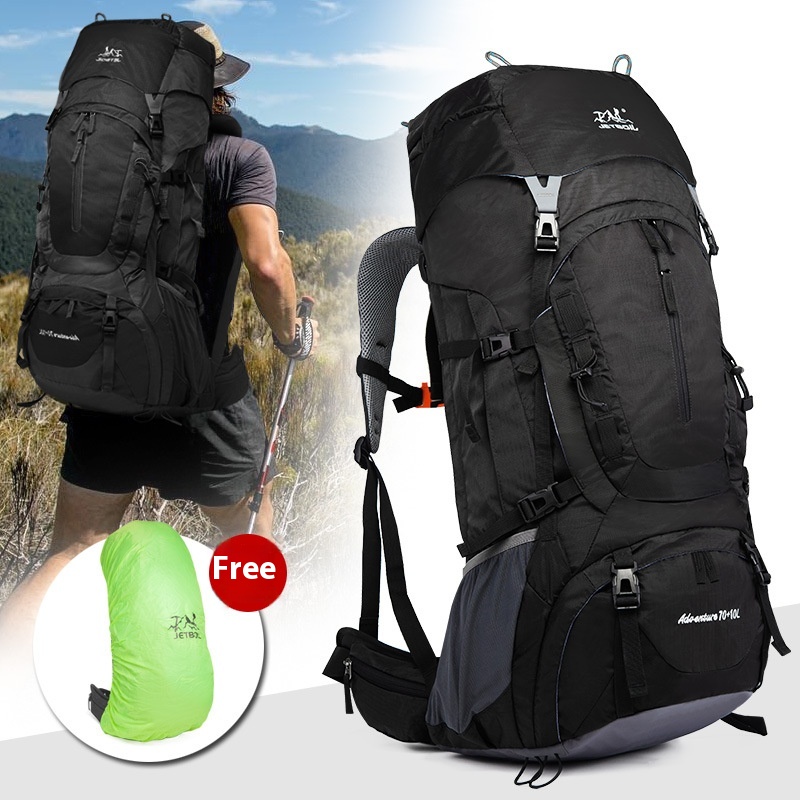 Hiking Backpack Waterproof - Waterproof Nylon Bag Camping Travel Backpack