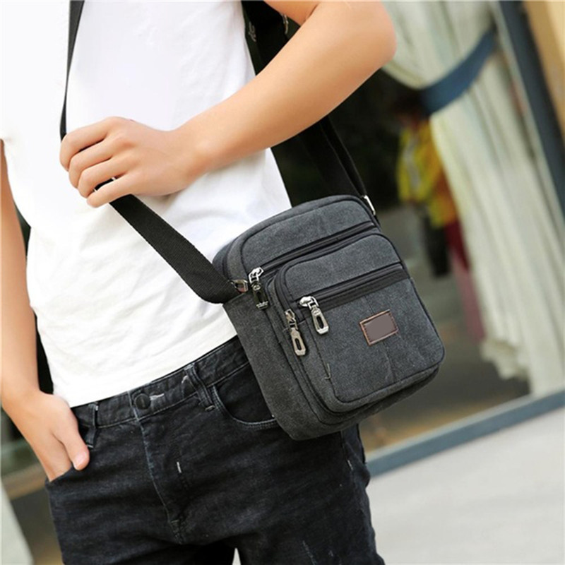 Men's Shoulder Bag Business Le - Canvas Backpack Casual 评论和价格