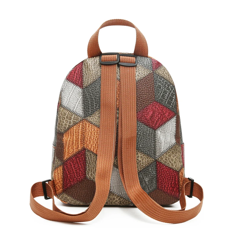 Style Women's Patchwork Backpa - Fashion Backpack Women 评论和价格