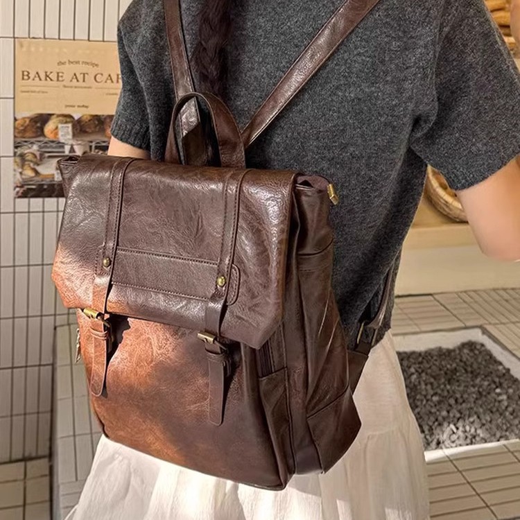 Women Casual Backpack PU Leath - Fashion Backpack Women 评论和价格